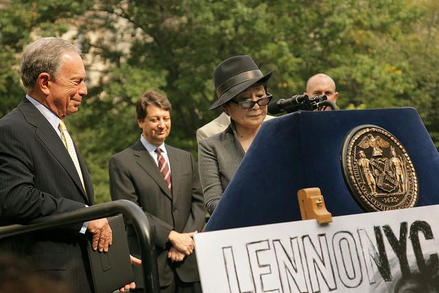 Yoko Ono discusses the documentary